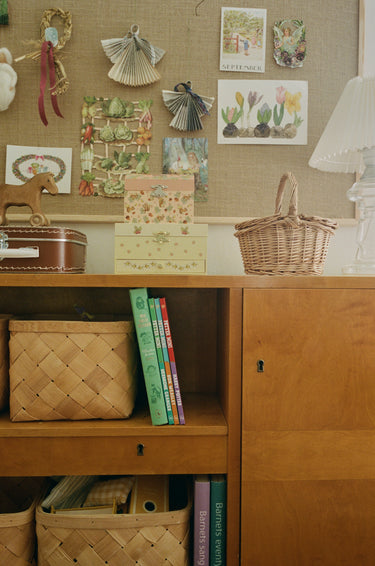 Cardboard Suitcase Dark Brown