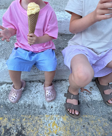 Cotton Shorts Light Blue