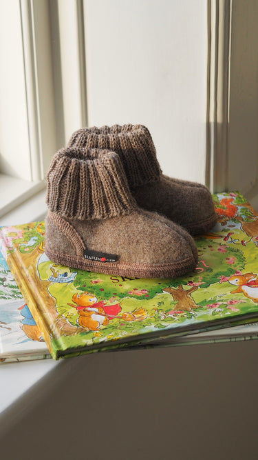 Wool Indoor Shoes Beige