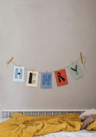 Alphabet Spaghetti Letters A5 from Mado