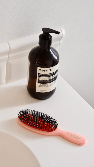 Pocket Hårbørste Pink 