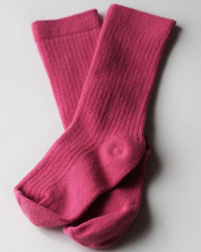 Ribbed Socks Berry