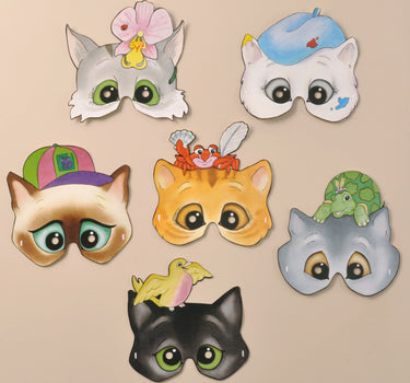 Character Cats Party Masks