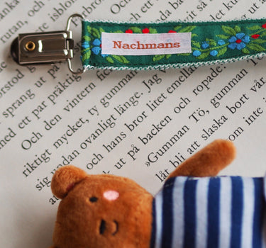 Handmade Pacifier Clip, Green