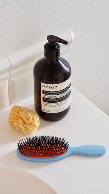 Pocket Hårbørste Light Blue