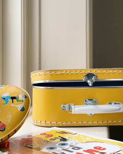 Cardboard Suitcase Yellow