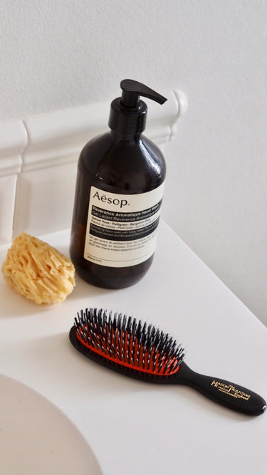 Pocket Hårbørste Dark Ruby