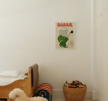 'Babar a 50 Ans' Plakat