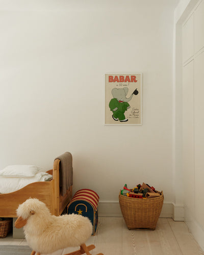 'Babar a 50 Ans' Plakat