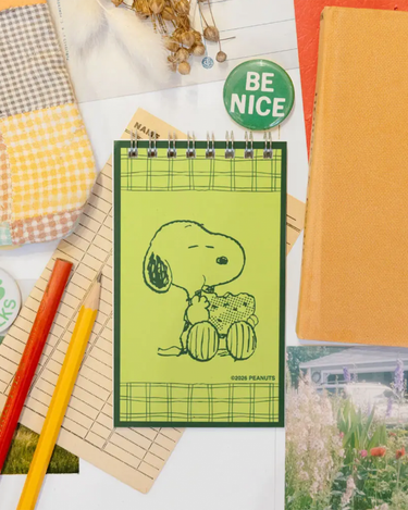 Snoopy Sketchbook Green