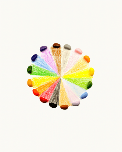 64 Rock Crayons Farver i Boks
