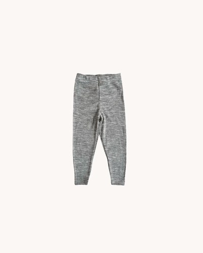 Wool & Silk Leggings Grey