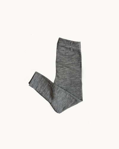 Wool & Silk Leggings Grey