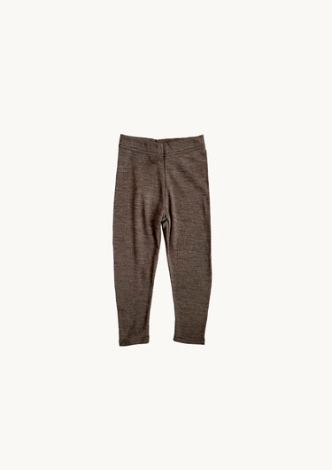 Wool & Silk Leggings Walnut