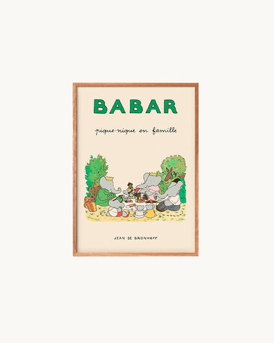 'Piquenique En Famille, Babar' Plakat