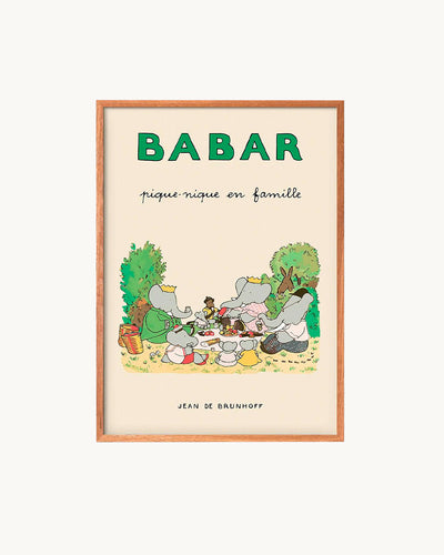 'Piquenique En Famille, Babar' Plakat