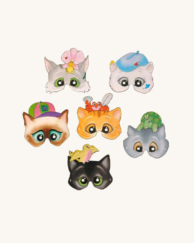 Character Cats Party Masks