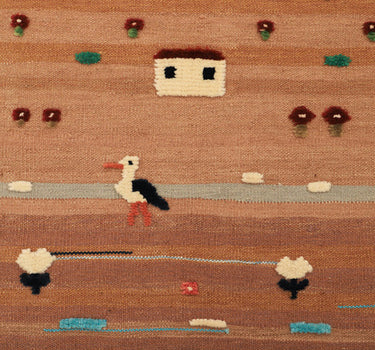 Poppies and Storks Rug