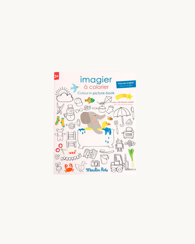 Colour-in Picture & Stickers Book