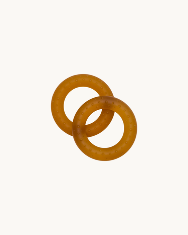 Teether Rings Natural Rubber 2 Pcs