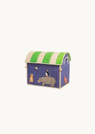 Lille Raffia Kurv 'Zoo'