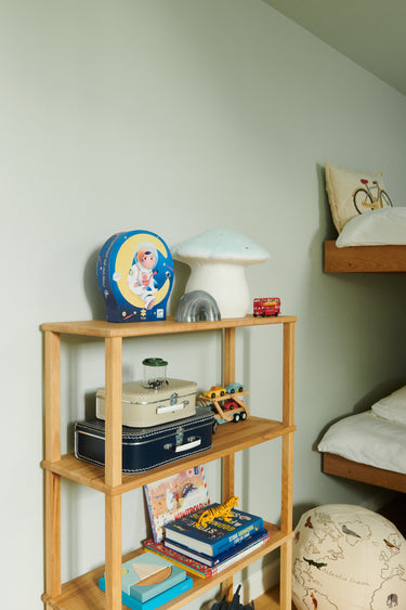 Large Mushroom Lamp Blue