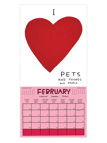 Preorder: David Shrigley 2027 Wall Calendar