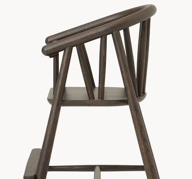 Saga High Chair, Smoked Oak