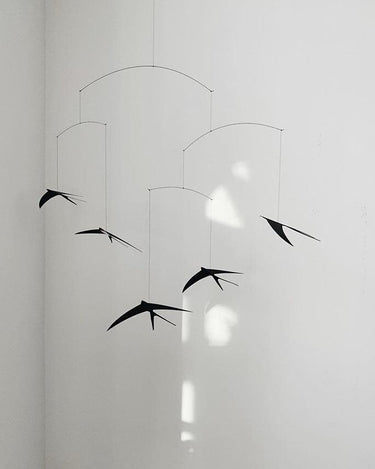 Five Flying Swallows Mobile from Flensted Mobiles