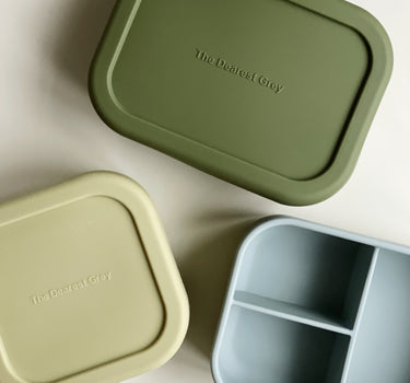 Large Bento Box, Light Grey