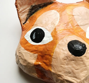Papier-mâché Red Panda from A Zoo In My Wall